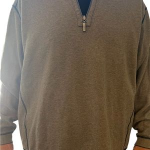 Men’s XXL (2XB) Tommy Bahama Reversible 1/4 Zip Sweat Shirt NWT